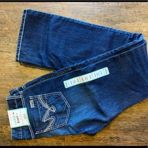 Cruel girl women’s jeans sz 30/9 XLONG bootcut NWT